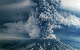 Mount Saint Helen Erupting